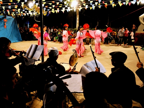 周明清13888386372《新农村的夜生活》