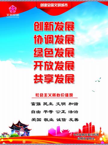 5.创新发展 协调发展 绿色发展 开放发展 共享发展
