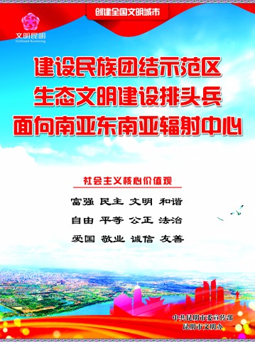 1.建设民族团结示范区 生态文明建设排头兵 面向南亚东南亚辐射中心