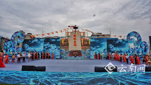 2017郑和国际文化旅游节在晋宁开幕 主会场文艺演出精彩纷呈1