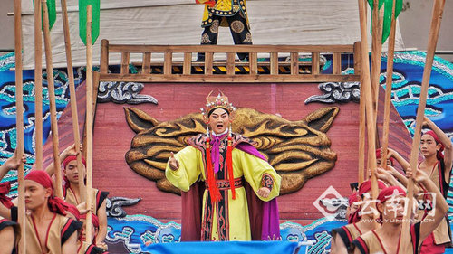 2017郑和国际文化旅游节在晋宁开幕 主会场文艺演出精彩纷呈7