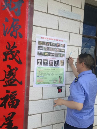 晋宁区市场监管局宝峰所开展防范食用野生菌中毒宣传