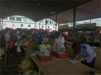 晋宁区市场监管局监督抽检古滇欢乐世界食品安全