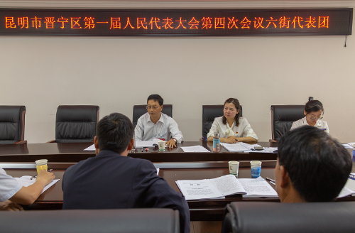 人大代表畅所欲言提建议 为晋宁发展出点子5