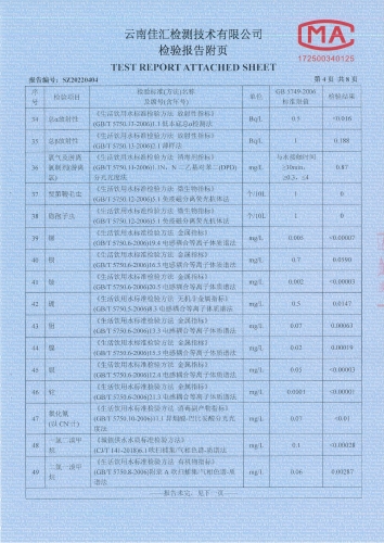 大场新塘水厂出厂水2022.4全分析_05