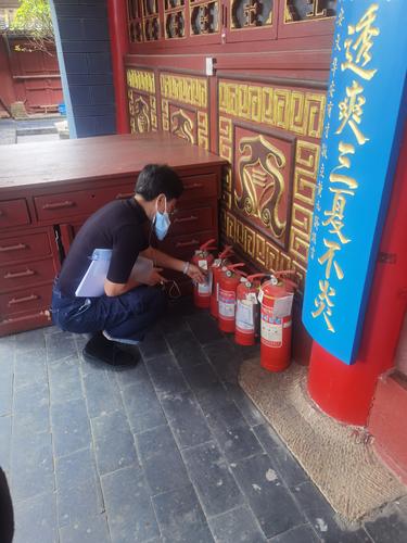 晋宁区到各乡镇（街道）文保单位开展安全检查 (2)