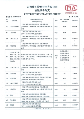 双龙净水厂出厂水2022.9_06