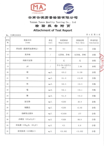 双龙净水厂末梢水（晋宁一中）2022.4_06