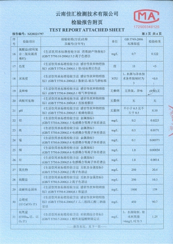 昆阳水厂管网水（安居家园）2022.10_04