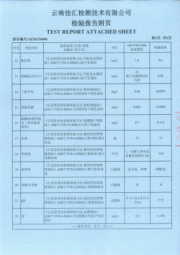 大场新新塘水厂出厂水2023.02_04