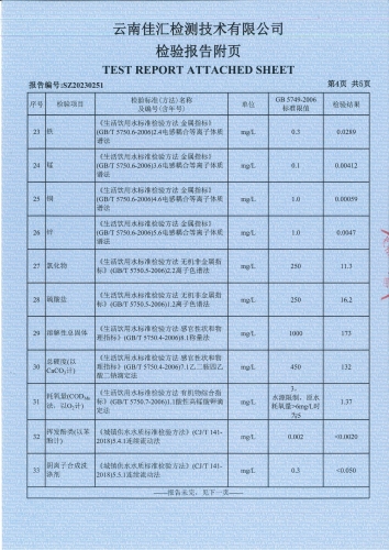 双龙净水厂出厂水2023.03_05
