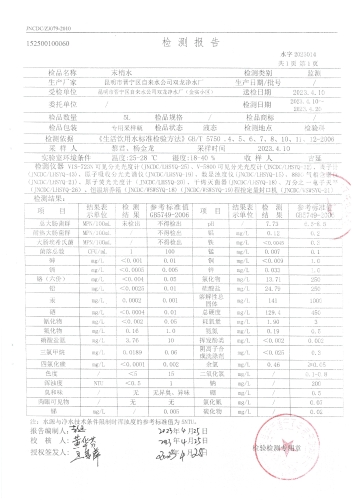 双龙净水厂（末梢水-金实小区） (3)