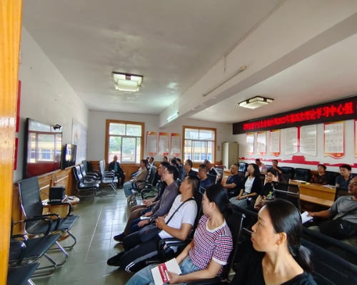 局办——晋宁区农业农村局召开2023年第四次理论学习中心组（扩大）会议图片2（2023.07.03）