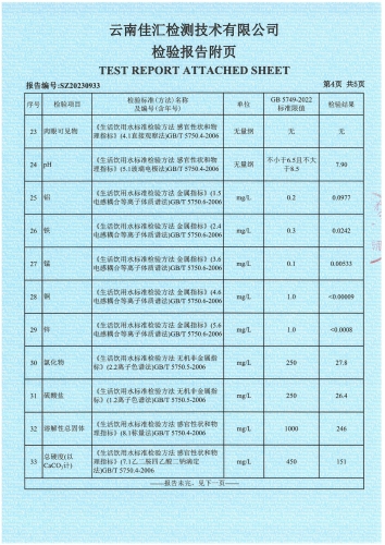 石将军净水厂 出厂水 38项)2023.6_05