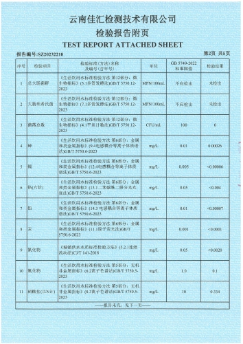 二街水厂 出厂水 38项)2023.12_03