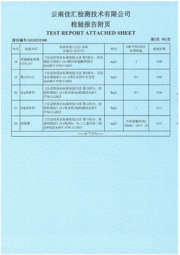 昆阳晋城应急供水联通工程高位水池 出厂水 2023.12_06