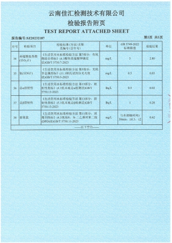 石将军净水厂 出厂水2023.12_06