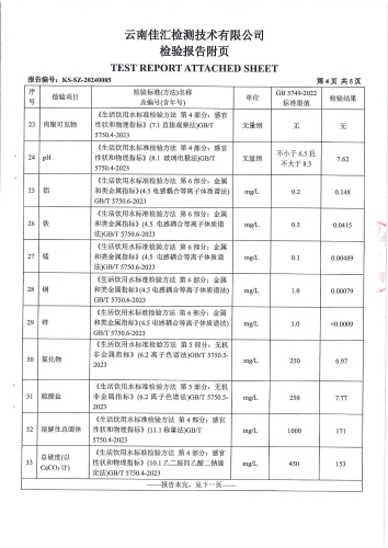 宝峰新水厂出厂水2024.4_05