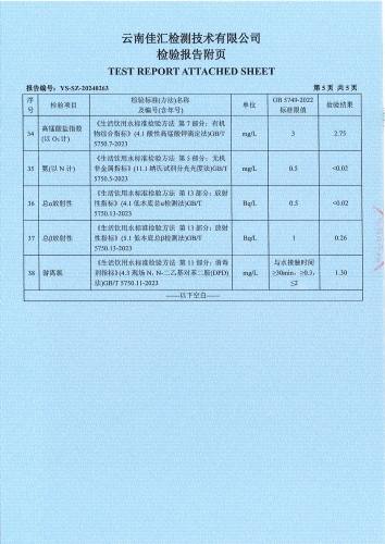 大场新塘水厂出厂水2024.4_05