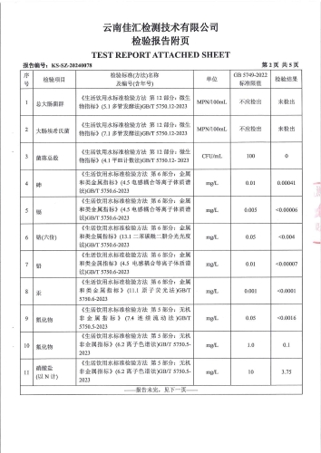 石将军净水厂管网水（上蒜第二小学）2024.4_03