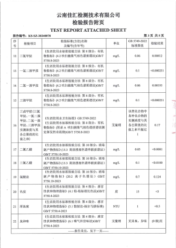 石将军净水厂管网水（上蒜第二小学）2024.4_04