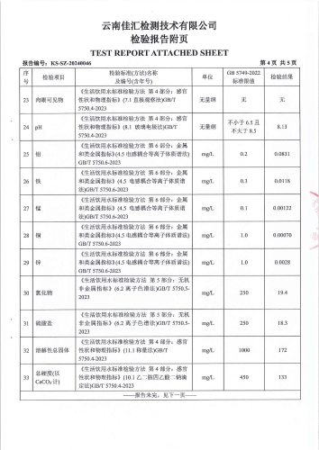 双龙净水厂管网水（九年一贯制）2024.4_05