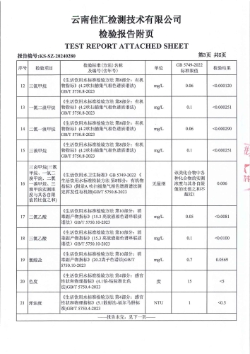 石将军净水厂管网水（上蒜第二小学 ）2024.5_04