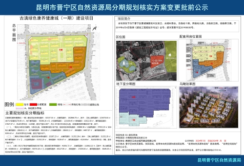 古滇绿色康养健康城（一期）项目批前公示资料（电子版）