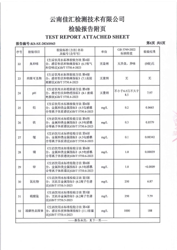 宝峰水厂管网水（宝峰中学）2024.9_05