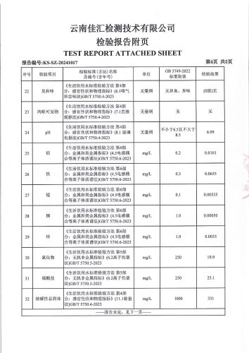 石将军净水厂管网水（上蒜第二小学）2024.9_05