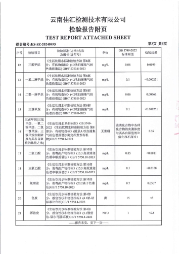 双龙净水厂管网水（ 磷都花园 ）2024.9_04
