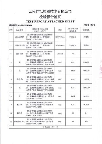 双龙净水厂管网水（昆阳九年一贯制学校）2024.9_03