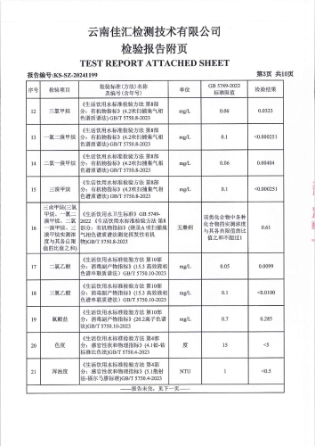 宝峰水厂 出厂水2024.10_04