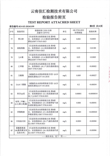 宝峰水厂 出厂水2024.10_10