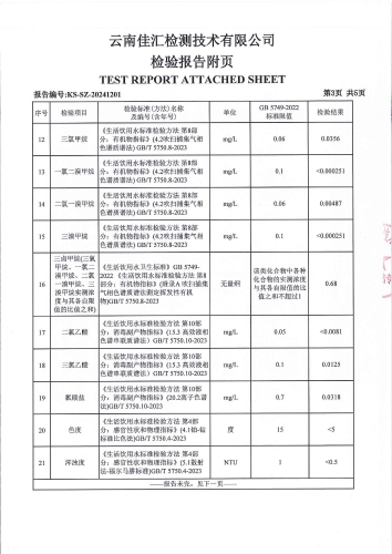 大场新塘净水厂管网水（晋城镇政府）2024.10_04
