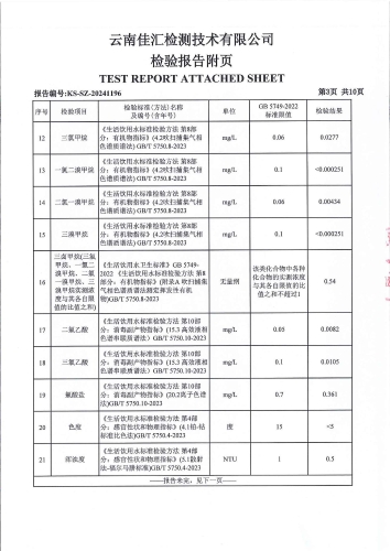 二街水厂出厂水 2024.10_04