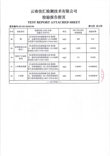 二街水厂出厂水 2024.10_11