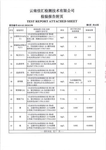 石将军净水厂 出厂水2024.10_06