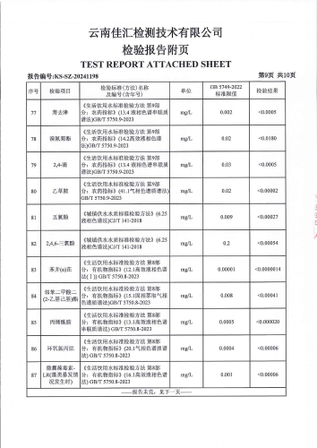 石将军净水厂 出厂水2024.10_10