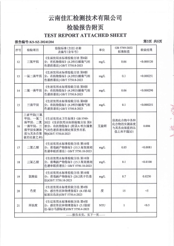 石将军净水厂管网水（上蒜第二小学）2024.10_04