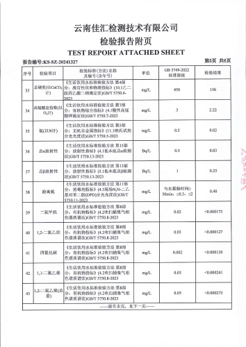 石将军净水厂出厂水2024.11_06