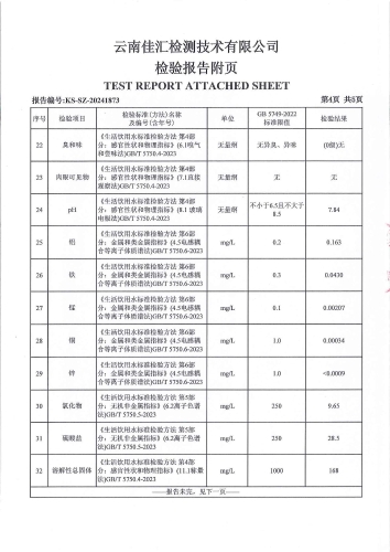 昆明市晋宁区二街镇人民政府 管网水 次氯酸钠消毒 38项）_05