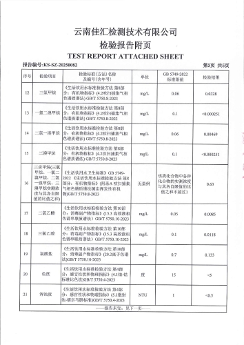 昆明市晋宁区石将军净水厂 出厂水2025.1_04