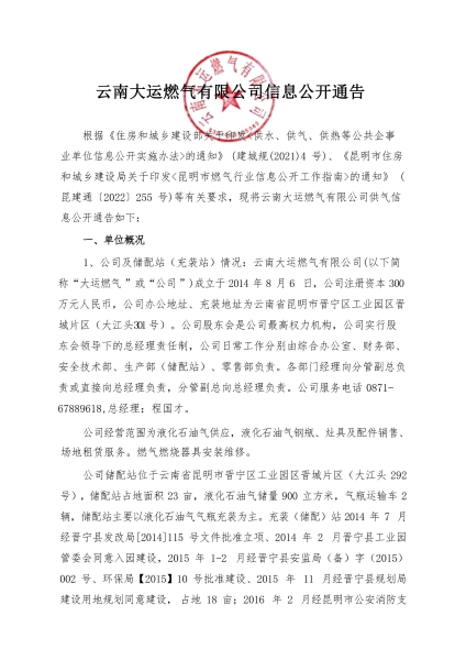 云南大运燃气有限公司（信息公示2025年度）_00