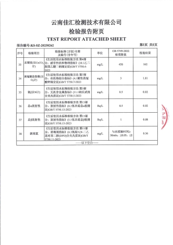 宝峰水厂管网末梢水（宝峰中学 ）2025.2_06