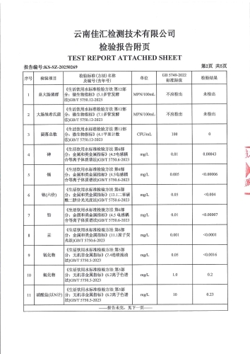 二街水厂管网末梢水（二街镇人民政府）2025.2_03