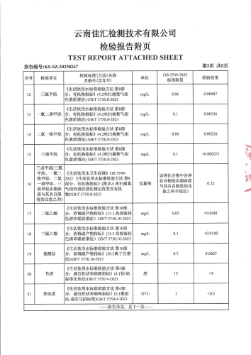 双龙净水厂管网末梢水（新河小区） 2025.2_04