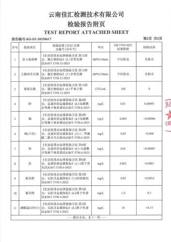 石将军净水厂出厂水（38项）2025.3 .21_03