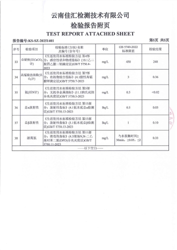 昆明市晋宁区上蒜第二小学 末梢水2025.6_07