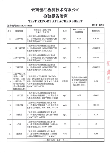 宝峰水厂管网水（昆明市晋宁区宝峰中学）2026.1_05